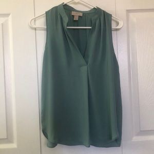 Shake Green Sleeveless Blouse